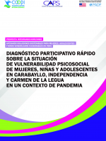 13 CARATULA DIAGNOSTICO PARTICIPATIVO SITUACION DE VULNERABILIDAD PSICOSOCIAL DE MUJERES, NIÑAS Y ADOLESCENTES-min